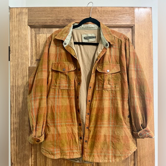 Burnt orange Prana button up - Picture 2 of 4